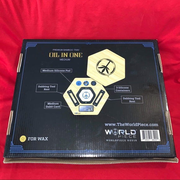 Oil in One Premium Bamboo Tray Set - Picture 2 of 3